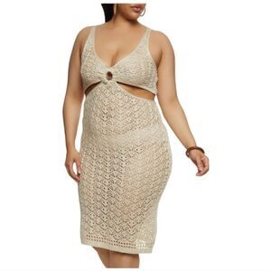 Women's Crochet Cut Out Dress